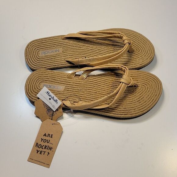 BRAND NEW  ORIGINAL ROCKIN SLIP ON FLIP FLOPS SANDAL - Picture 5 of 15